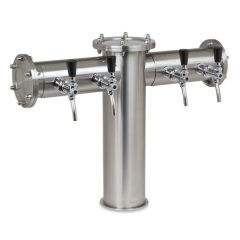 Messing DS Schanksäule Modell 4200 - 101,6 mm 4 ltg