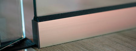 Aluminium U-Profile - silber matt eloxiert - Aluminium poliert - Edelstahleffekt - Anthrazit schwarz matt
