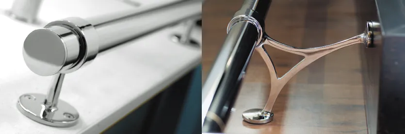 Chrom Design Rohrstecksystem