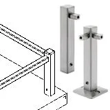 Vierkant Reling - 8 mm