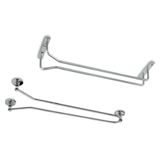 Glserhalter in Chromdesign
