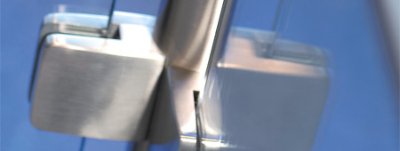 Glasklemmen für Rohr-& Wandmontage in Edelstahl Design - Rustfrit stål glas klemmer