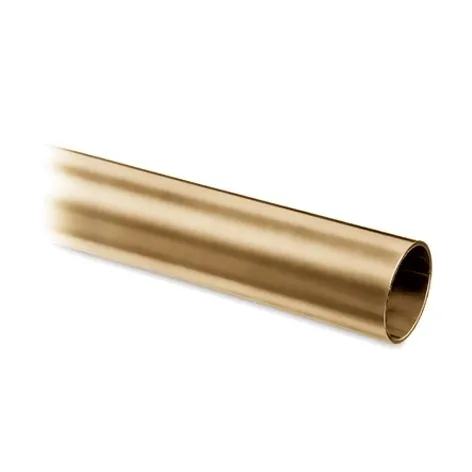 Messing matt Design Rohr 19.0mm - Zuschnitt nach Wunsch