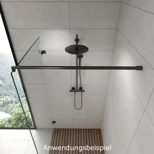 Anthrazit Design 20x20 mm Dusch Stabi Set 90 1.000mm