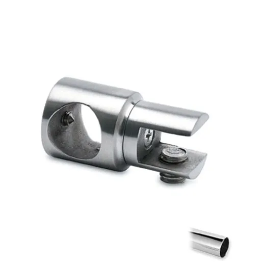 Chrom Design Rohrhalter offen fr Rohr  19 mm