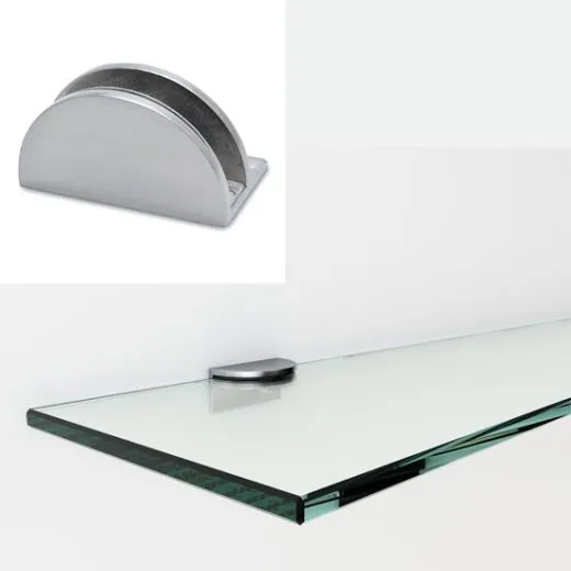 Glasplattentrger 221115 Edelstahl Design Glas 10-15 mm Wandmontage