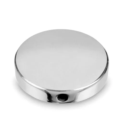 Chrom Design Rohr 38,1 mm Zier-Abschlussscheibe