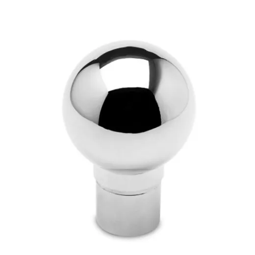 Chrom Design Rohr 38,1 mm Endkugel