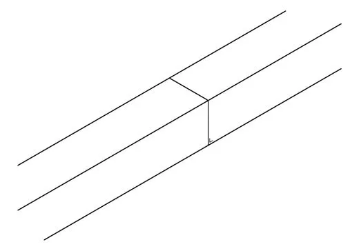 Edelstahl Rohrverbinder Vierkantrohr 35x35 mm - roh