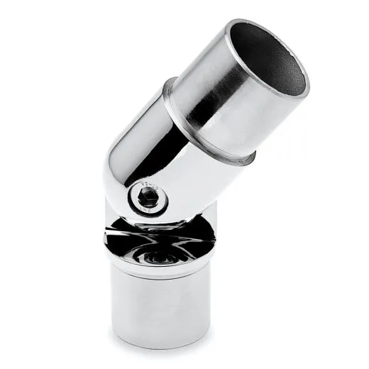 Chrom Design Rohrverbinder variabel fr Rohr 38,1 mm