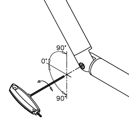 Chrom Design Rohrverbinder variabel f�r Rohr 38,1 mm