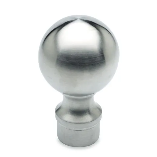 Edelstahl Design Zier Endkugel Rohr 25,4 mm