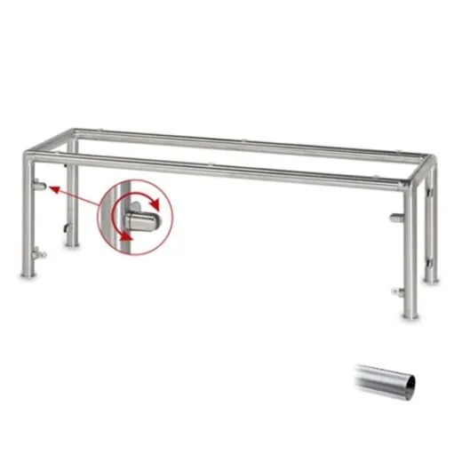 Hustenschutz Gestell 20-050-25 - Edelstahl Design