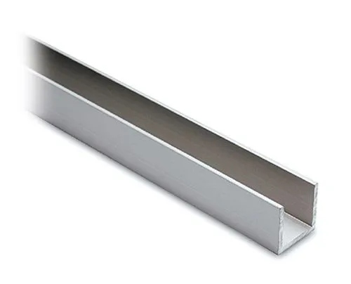 Alu U-Profil 15x15x15mm silber matt eloxiert - Zuschnitt