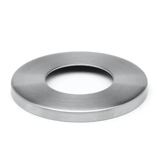 Edelstahl Design Rohr 38,1 mm Abdeckkappe Flansch