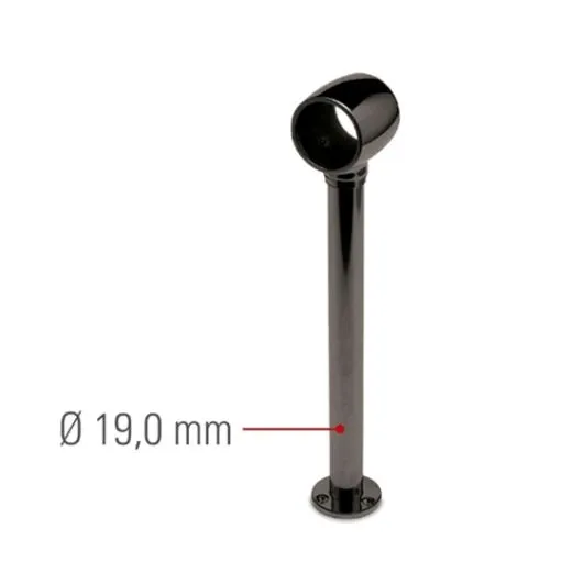 Anthrazit Design Fulauf- oder Rohrhalter Rohr 25,4 mm 20-2100