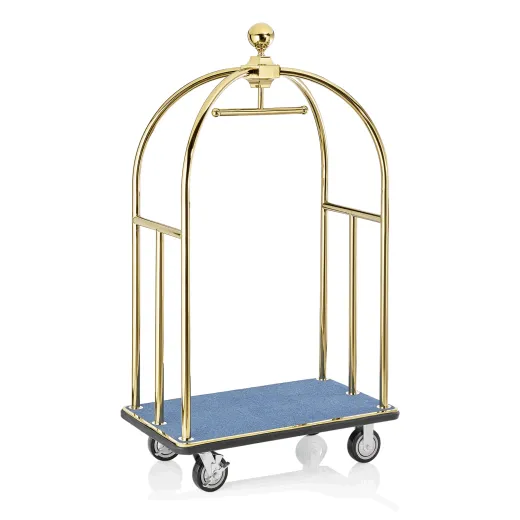 UNITY - Gepckwagen - Luggage Trolley - Titanium-Gold/BLAU