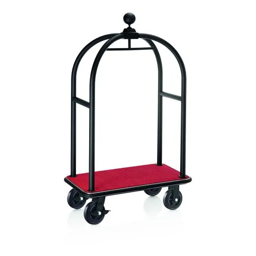DRIFT - Gepckwagen - Luggage Trolley - Schwarz/rot