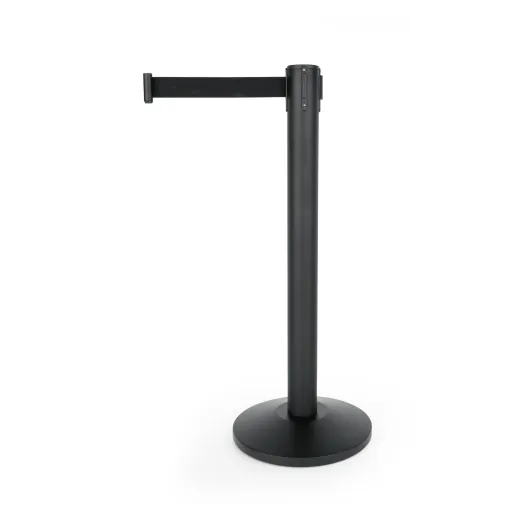 Abgrenzungsstnder schwarz - ECO-L Gurtband SCHWARZ 4,5m