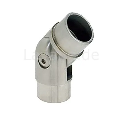 Edelstahl Rohrverbinder variabel Edelstahlrohr 42.4 mm