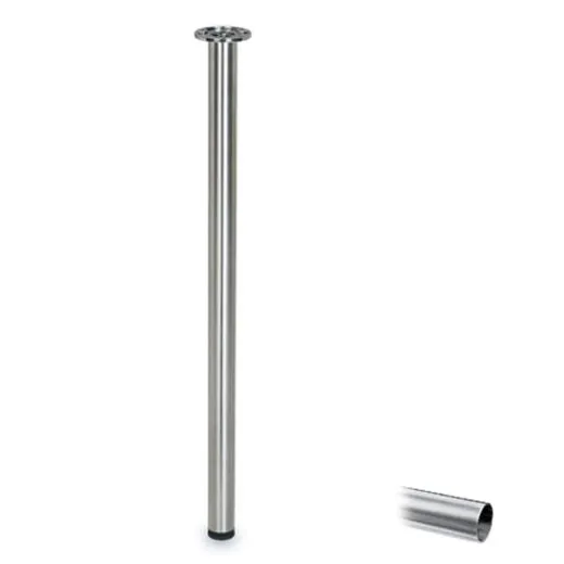 Edelstahl Design Tischfu 20-62038 - Rohr  38.1 mm