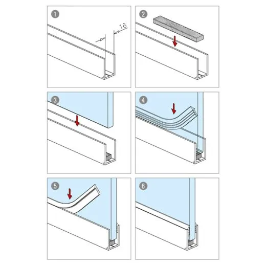 Distanzkltze 80x12x6mm - 100 Stck