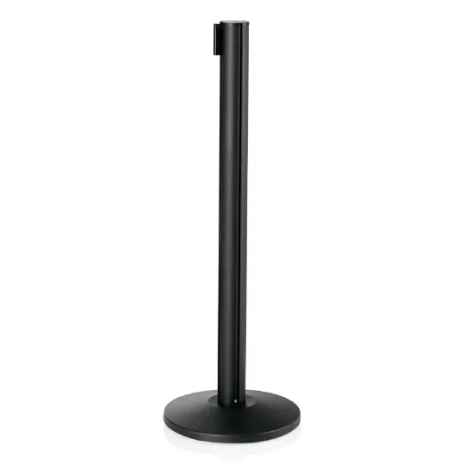 Abgrenzungsst�nder schwarz - ECO-J Gurtband SCHWARZ 3m