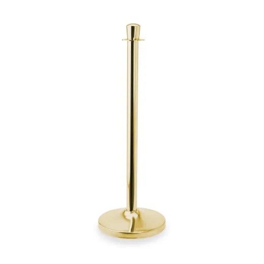 Abgrenzungspfosten Messing Design - PRO-Z fr Kordel oder Tau
