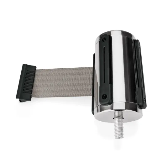Gurtband GRAU 3m fr Chrom Design Abgrenzungspfosten - PRO-H