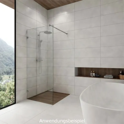 Edelstahl Design - Teleskop Duschwand-Stabiset 90 bis 1.400 mm