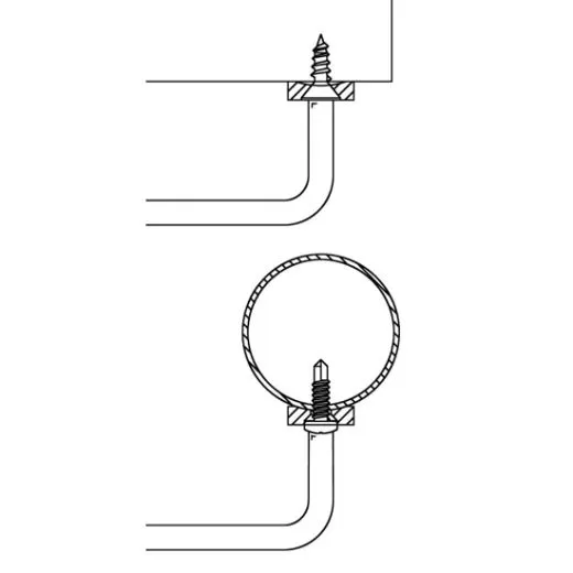 Anthrazit Design Gl�serhalter 5-fach - 400 mm