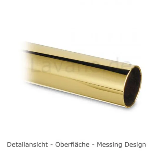 Messing Design Garderobe Modell 20730 - 25,4 mm