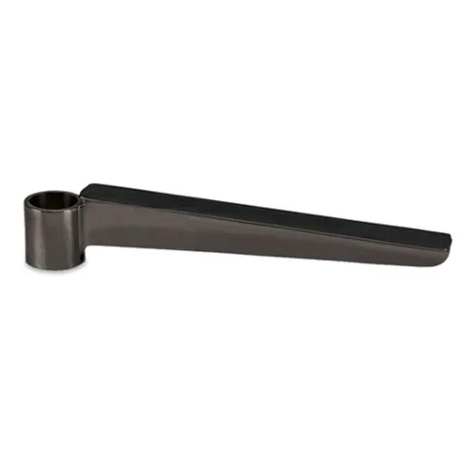Anthrazit Design Glasbodentrger Lnge 200 mm fr Rohr  38.1 mm