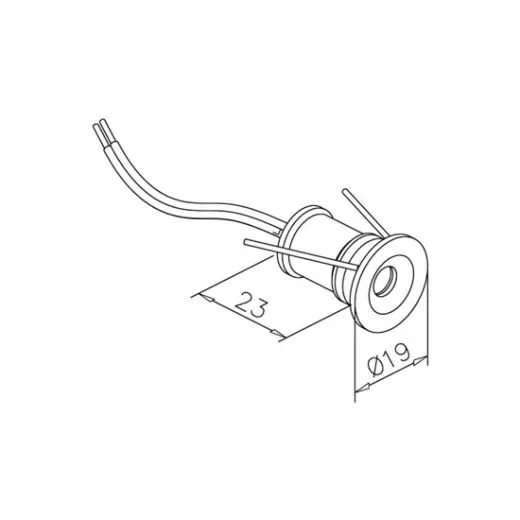 Mini Einbau LED Downlight 3V 1W