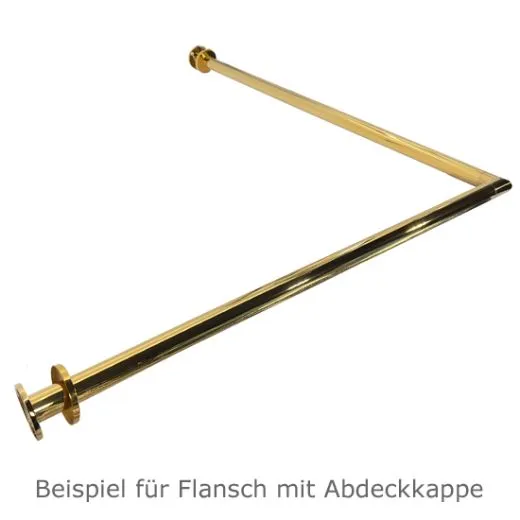 Messing Design Rohr 25,4 mm Abdeckkappe Flansch