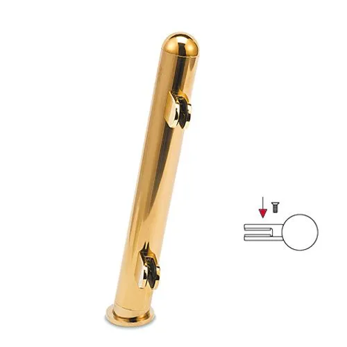 Hustenschutz Pfosten 20-161-25 rechts - Rohr  25.4 mm - Messing Design