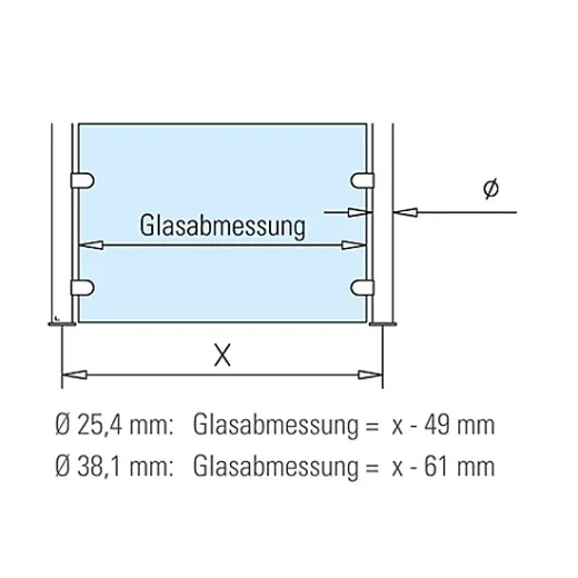 Hustenschutz Pfosten 20-140-38 -90� - Rohr � 38.1 mm - Messing Design