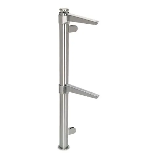 Hustenschutz Pfosten 20-112-25 rechts - Rohr � 25.4 mm - Edelstahl Design