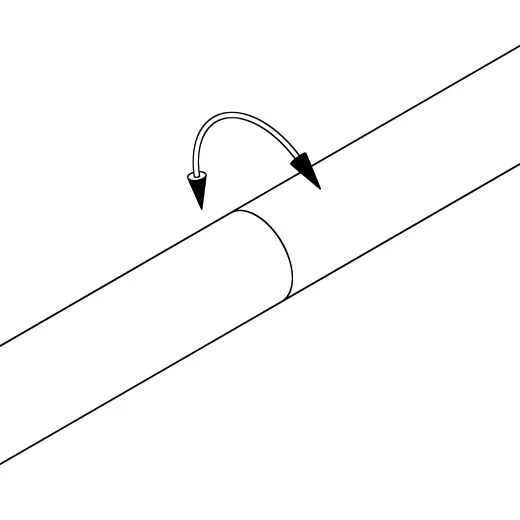 Rohrverbinder Innen für Rohr 50,8 mm