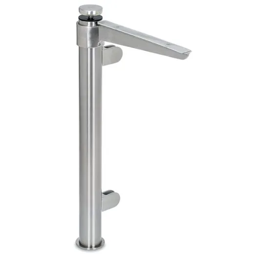 Hustenschutz Pfosten 20-111-25 mitte - Rohr � 25.4 mm - Edelstahl Design
