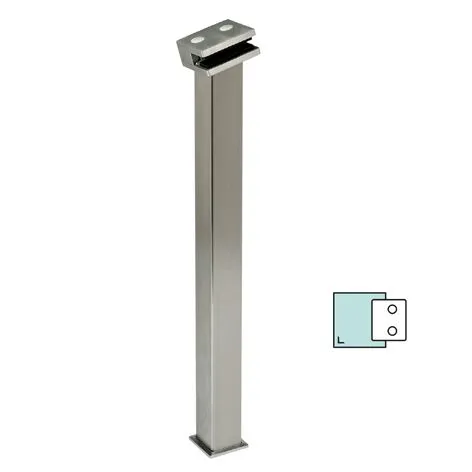 Hustenschutz Pfosten Edelstahl DS 20-19535 - rechts
