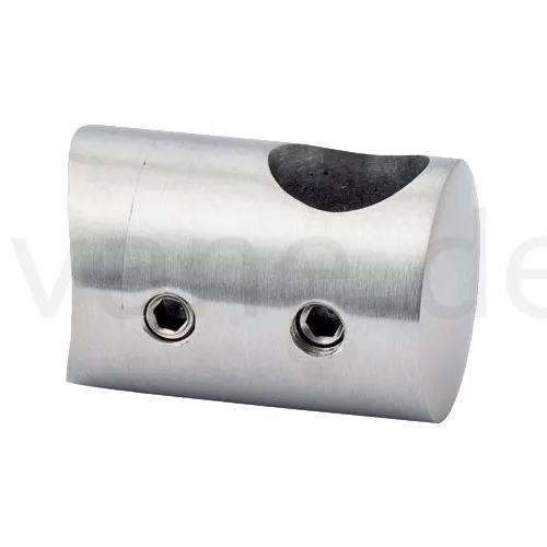 Edelstahl Querstabhalter fr Rohr 33,7 mm - Stab 10 mm