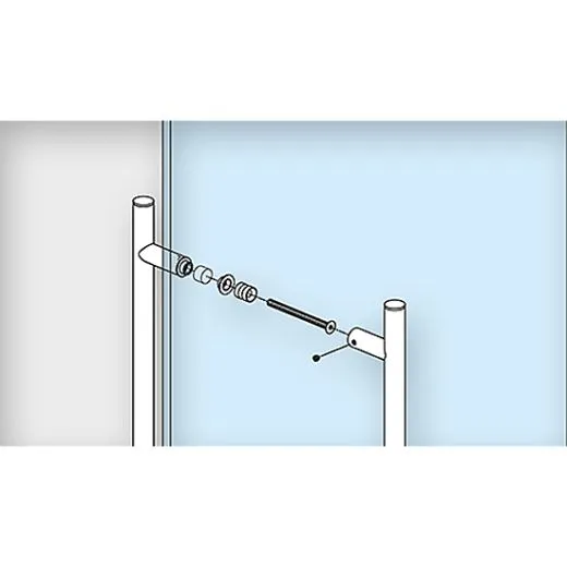 Messing Design T�rgriff 475303 - Griff �25.4mm - Griffl�nge 70cm