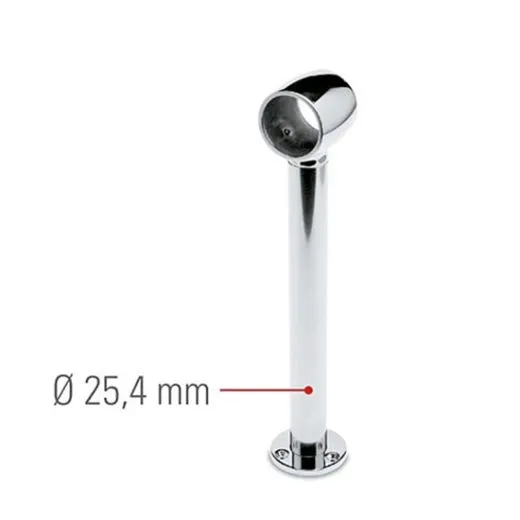 Chrom Design Fulauf- oder Rohrhalter Rohr 38,1 mm 20-2110