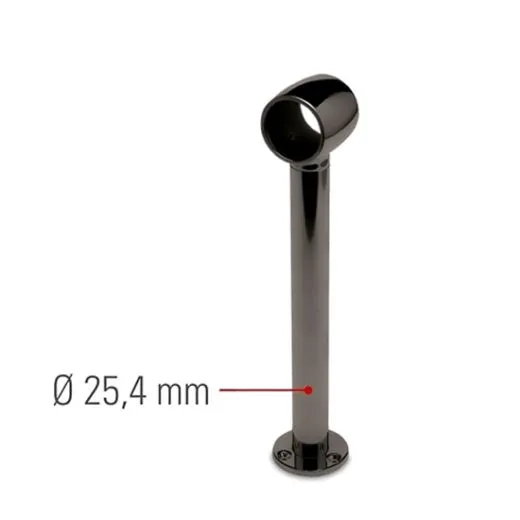 Anthrazit Design Fulauf- oder Rohrhalter Rohr 25,4 mm 20-2110