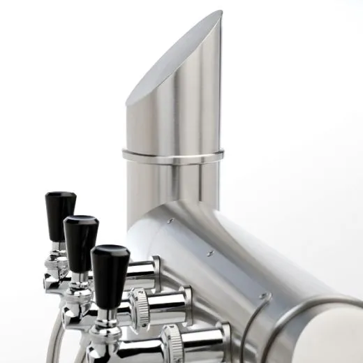 Modell 3204 - 4 ltg Edelstahl Schanks�ule