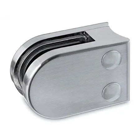 Edelstahl Dsgn Glasklemme 22 - Rohr 38,1 mm - Glas 6-10 mm