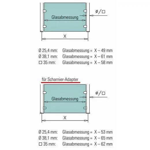 Hustenschutz Pfosten 20-121-25 rechts - Rohr  25.4 mm - Messing Design