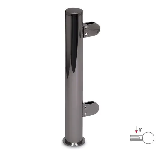 Hustenschutz Pfosten 20-150-25 rechts - Rohr  25.4 mm - Anthrazit Design