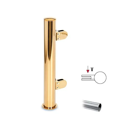 Hustenschutz Pfosten 20-151-25 rechts - Rohr  25.4 mm - Edelstahl Design